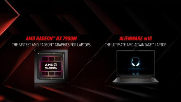 AMD RX 7900M GPU running exposure: Vulkan testing ultra mobile version RTX 4090 graphics card 9%