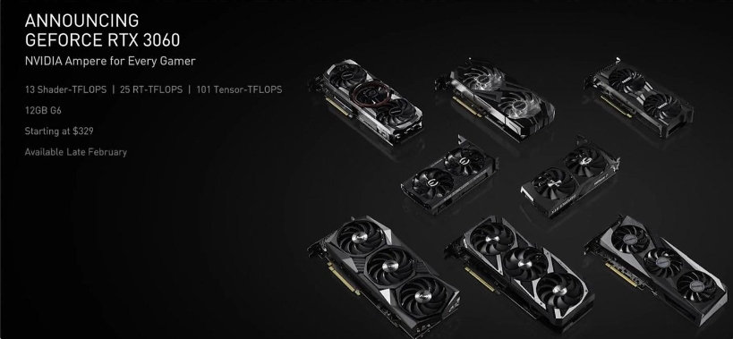 News reports that Nvidia RTX 3060 graphics card will not be discontinued in the short term to compete with AMD RX 6750 GRE series
