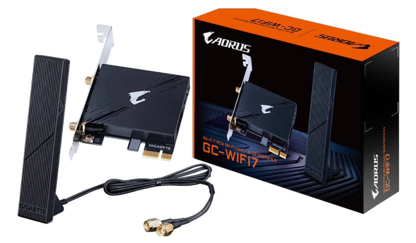 Gigabyte New Product Release: GC-WIFI7 PCIe Extended Network Card Shocking Debut, Wi Fi 7 and Bluetooth 5.3 Fully Supported, Sold for HKD 600